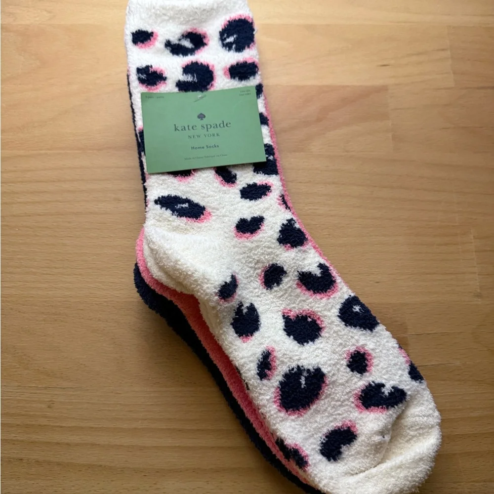 Kate Spade Women's Fuzzy Home Socks‎ | Brand New